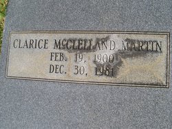 Clarice <I>McClelland</I> Martin 
