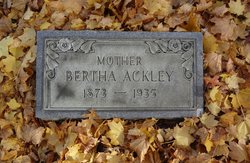 Bertha <I>Bach</I> Ackley 