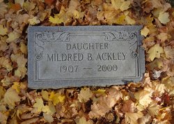 Mildred B Ackley 