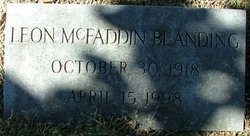 LTC Leon McFaddin “Chump” Blanding 