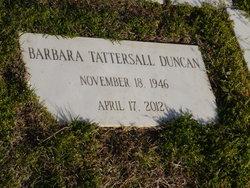 Barbara <I>Tattersall</I> Duncan 