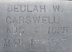 Beulah <I>White</I> Carswell 