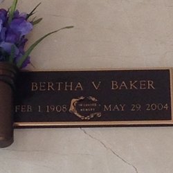 Bertha <I>Vanzant</I> Baker 