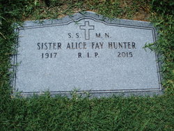 Sr Alice Fay Hunter 