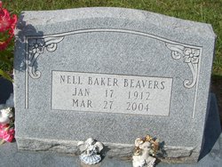 Nellie Mae “Nell” <I>Baker</I> Beavers 