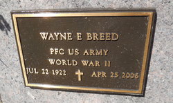 Wayne E Breed 