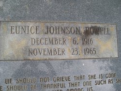 Eunice <I>Johnson</I> Powell 