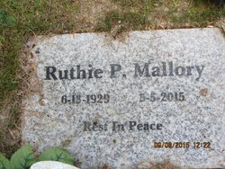 Ruthie P. <I>Plaster</I> Mallory 