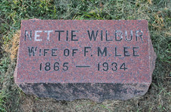 Nettie Gertrude <I>Wilber</I> Lee 
