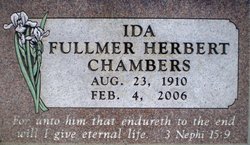Ida <I>Fullmer</I> Chambers 