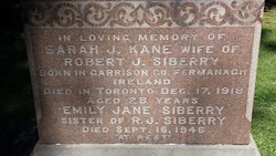Sarah Jane <I>Kane</I> Siberry 