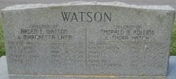 Thora <I>Hatch</I> Rollins Watson 
