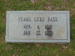 Pearl <I>Luke</I> Bass 