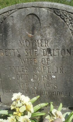 Betty Sue <I>Dalton</I> Cope 