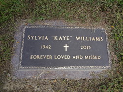 Sylvia “Kaye” <I>Huffer</I> Williams 