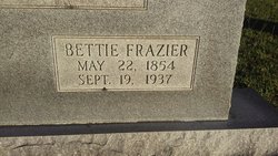 Elizabeth Catherine “Bettie” <I>Frazier</I> Bizzell 