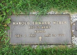 PFC Harold Edward Weber 