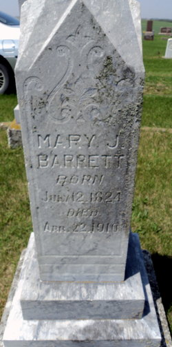 Mary Jane <I>Jones</I> Barrett 