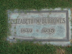 Mary Elizabeth <I>Morgan</I> Burrowes 