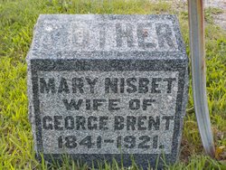 Mary <I>Nisbet</I> Brent 