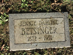 Jennie <I>Darling</I> Betsinger 