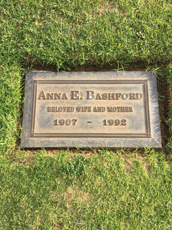 Anna Elizabeth <I>Grube</I> Bashford 