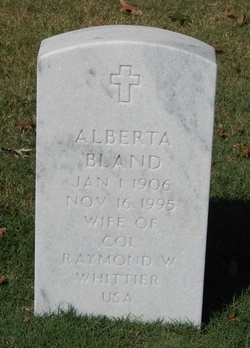 Alberta <I>Bland</I> Whittier 