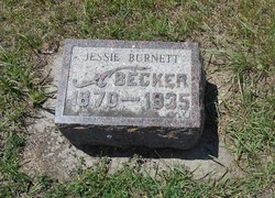 Jessie <I>Burnett</I> Becker 