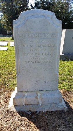 Elizabeth B. “Bettie” <I>Williams</I> Marshall 