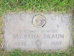 Martha <I>Gottschall</I> Braun 