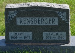 Mary Irene <I>Ward</I> Rensberger 