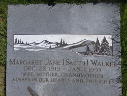 Margaret Jane <I>Smith</I> Walker 