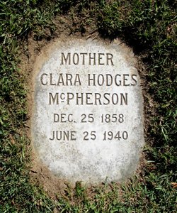Clara Pamelia <I>Hodges</I> McPherson 