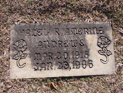 Hazel R. <I>Smith</I> Amerine Andrews 