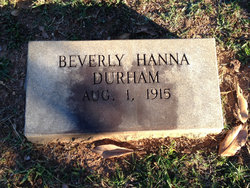Beverly Maude <I>Hanna</I> Durham 