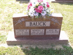Louis F Bauck 