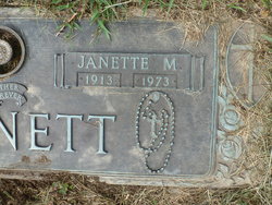 Janette M. <I>Woodbury</I> Bennett 