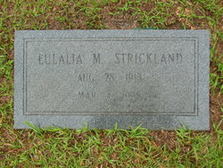 Eulalia Gertrude <I>Mims</I> Strickland 