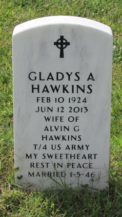 Gladys A <I>Hunchman</I> Hawkins 