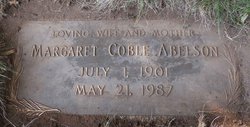 Margaret <I>Coble</I> Abelson 