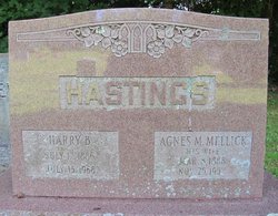 Agnes M. <I>Mellick</I> Hastings 