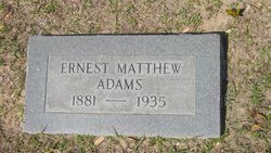 Ernest Matthew Adams 