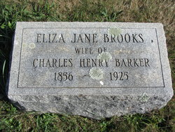Eliza Jane <I>Brooks</I> Barker 