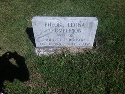 Pheobe Leona <I>Thombleson</I> Ferguson 