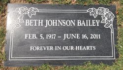 Beth <I>Johnson</I> Bailey 