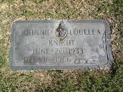 Johnnie Louella <I>Scroggs</I> Knight 