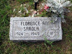 Florence Ann <I>Cicinelle</I> Sarola 
