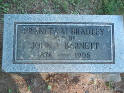 Frances <I>Bradley</I> Barnett 