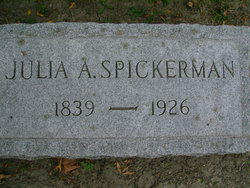 Julia Ann <I>Whaples</I> Spickerman 
