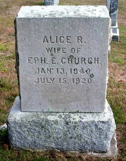 Alice R. <I>Crocker</I> Church 